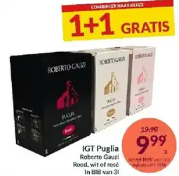 Intermarché IGT Puglia Roberto Gauzi Rood, wit of rosé aanbieding