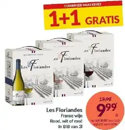 Intermarché Les Floriandes Franse wijn Rood, wit of rosé aanbieding