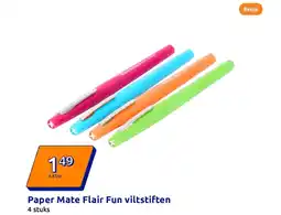 Action Paper Mate Flair Fun viltstiften aanbieding