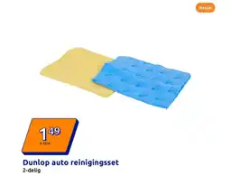 Action Dunlop auto reinigingsset aanbieding