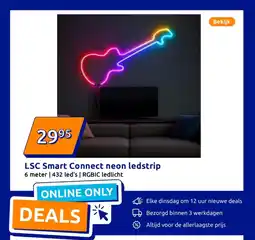 Action LSC Smart Connect neon ledstrip aanbieding