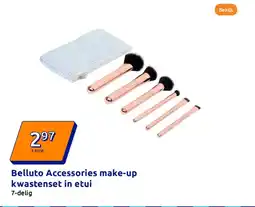 Action Belluto Accessories make-up kwastenset in etui aanbieding