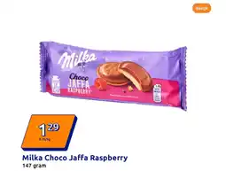 Action Milka Choco Jaffa Raspberry aanbieding