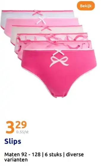 Action Slips aanbieding