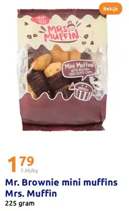 Action Mr. Brownie mini muffins Mrs. Muffin aanbieding