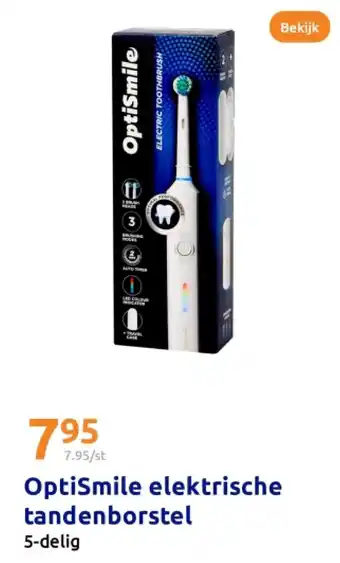Action OptiSmile elektrische tandenborstel aanbieding