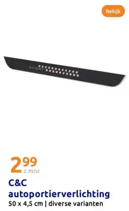 Action C&C autoportierverlichting aanbieding