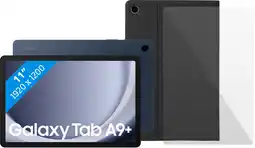 Coolblue Samsung Galaxy Tab A9 Plus 11 Pouces 6 Go/128 Go Wifi Bleu + Pack de Protection aanbieding