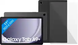 Coolblue Samsung Galaxy Tab A9 Plus 11 Pouces 8 Go/256 Go Wifi Gris + Pack de Protection aanbieding