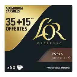 Electro Depot L’OR FORZA-capsule 35+15 aanbieding
