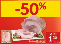 Intermarché Beenham Meesterlyck aanbieding