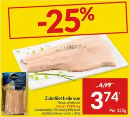 Intermarché Zalmfilet belle vue aanbieding