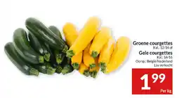 Intermarché Groene courgettes / Gele courgettes aanbieding