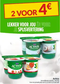 Intermarché Activia aanbieding