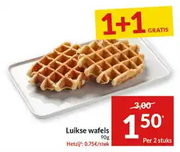 Intermarché Luikse wafels aanbieding