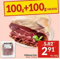 Intermarché Italiaanse ham aanbieding