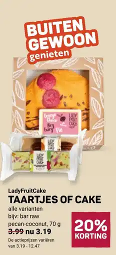 Ekoplaza Ladyfruitcake taartjes of cake aanbieding