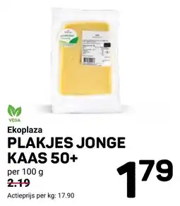 Ekoplaza Ekoplaza plakjes jonge kaas 50+ aanbieding