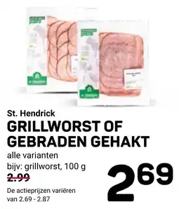 Ekoplaza St. hendrick grillworst of gebraden gehakt aanbieding