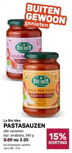Ekoplaza La bio idea pastasauzen aanbieding