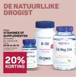 Ekoplaza Orthica vitamines of supplementen aanbieding