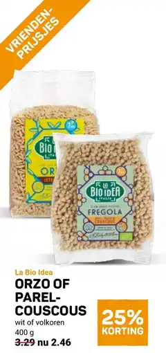 Ekoplaza La bio idea orzo of parel couscous aanbieding