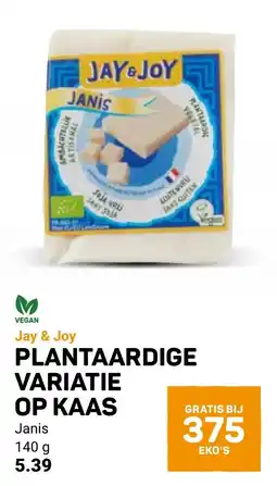 Ekoplaza Jay & joy plantaardige variatie op kaas aanbieding