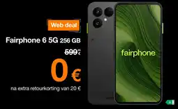 Orange Fairphone 6 5G 256 GB aanbieding