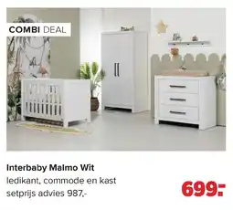 Baby-Dump Interbaby Strips Wit aanbieding