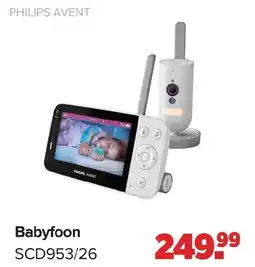 Baby-Dump Philips avent Babyfoon SCD953/26 aanbieding