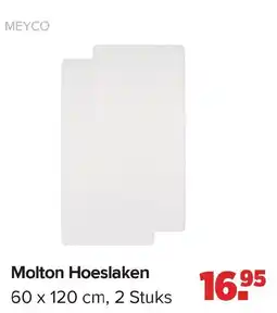 Baby-Dump Meyco Molton Hoeslaken aanbieding
