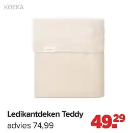 Baby-Dump Koeka Ledikantdeken Teddy aanbieding