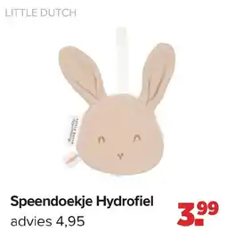 Baby-Dump Little dutch Speendoekje Hydrofiel aanbieding