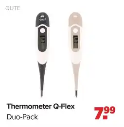 Baby-Dump Qute Thermometer Q-Flex Duo-Pack aanbieding