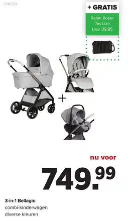 Baby-Dump Chicco 3-in-1 Bellagio combi-kinderwagen aanbieding