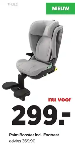 Baby-Dump Thule Palm Booster incl. Footrest aanbieding