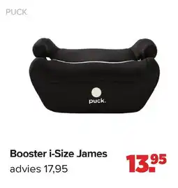 Baby-Dump Puck Booster i-Size James aanbieding