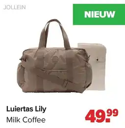 Baby-Dump Jollein Luiertas Lily Milk Coffee aanbieding