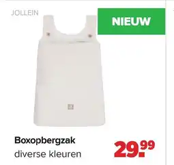 Baby-Dump Jollein Boxopbergzak aanbieding