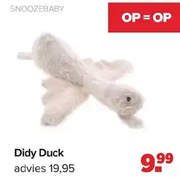 Baby-Dump Snoozebaby Didy Duck aanbieding