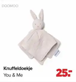 Baby-Dump Doomoo Knuffeldoekje You & Me aanbieding