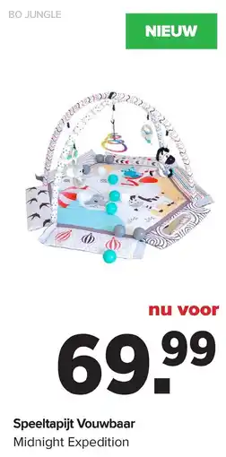 Baby-Dump Bo jungle speeltapijt vouwbaar midnight expedition aanbieding