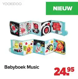 Baby-Dump Yookidoo babyboek music aanbieding