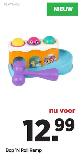 Baby-Dump Playgro bop 'n roll ramp aanbieding