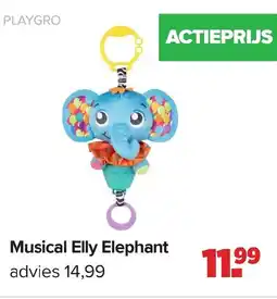 Baby-Dump Playgro musical elly elephant aanbieding