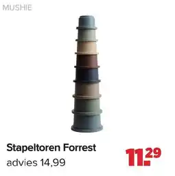 Baby-Dump Mushie stapeltoren forrest aanbieding