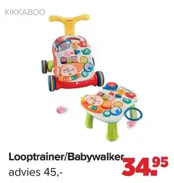 Baby-Dump Kikkaboo looptrainer/babywalker aanbieding