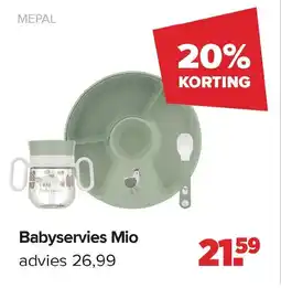Baby-Dump Mepal Babyservies Mio aanbieding