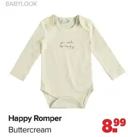 Baby-Dump Happy Romper Buttercream aanbieding