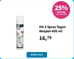 Plein.nl HG X Spray Tegen Wespen aanbieding